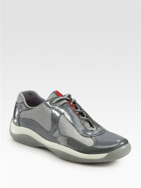 grey prada trainers|prada trainers for men.